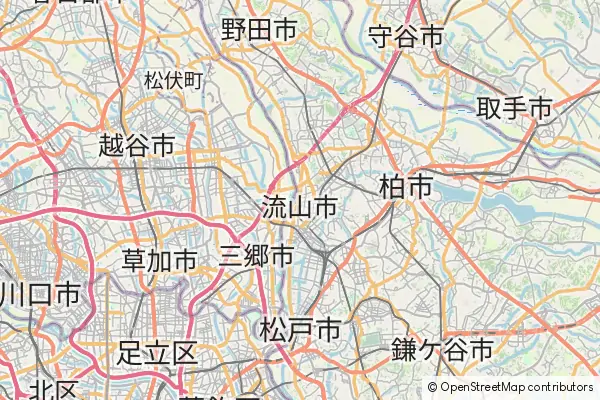 Mapa Nagareyama