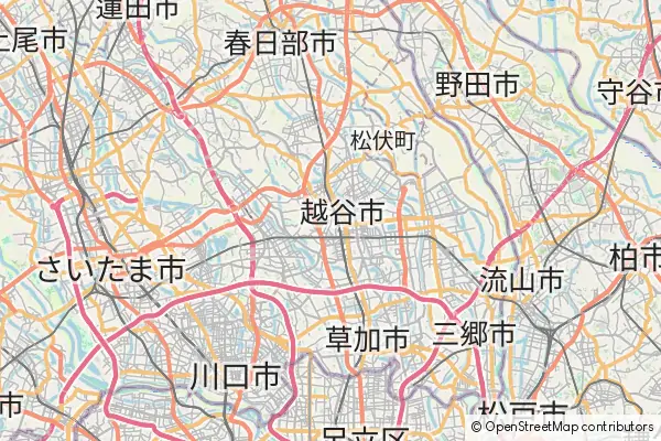 Mapa Koshigaya