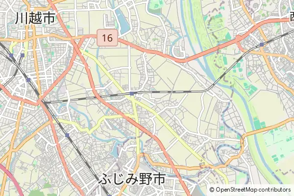 Mapa Fujimino