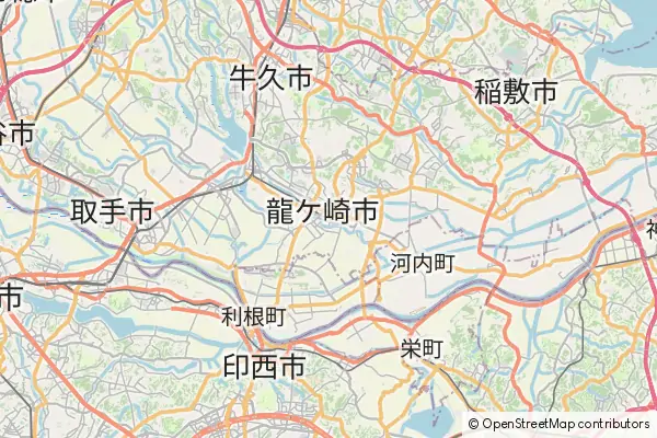 Mapa Ryūgasaki