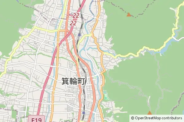 Mapa Minowa-machi