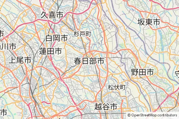 Mapa Kasukabe