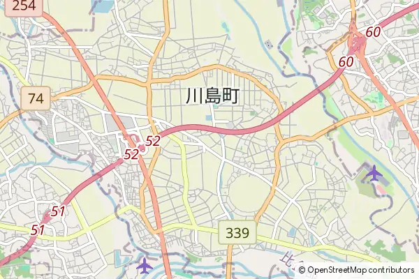 Mapa Kawajima-machi