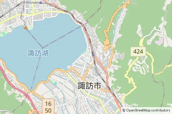 Mapa Suwa