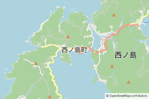 Mapa Nishinoshima-cho