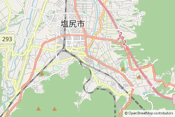 Mapa Shiojiri