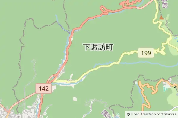 Mapa Shimosuwa-machi