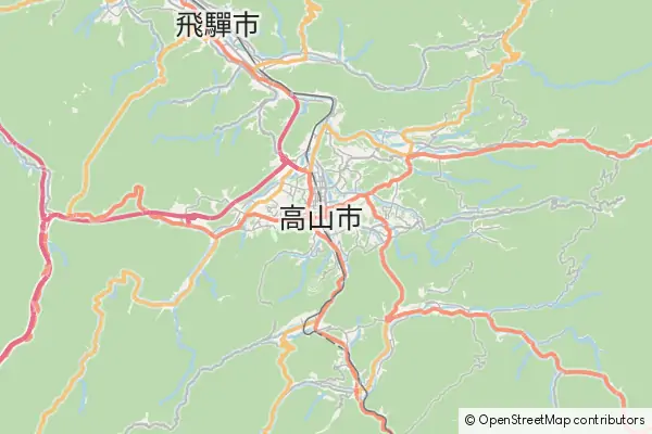 Mapa Takayama