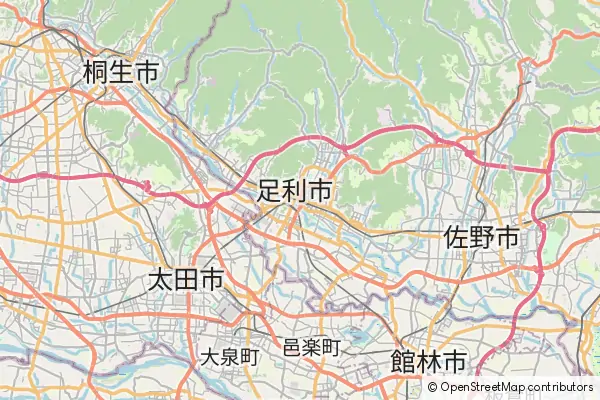 Mapa Ashikaga