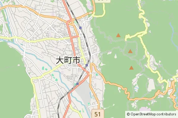 Mapa Ōmachi