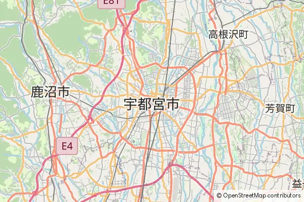 Mapa Utsunomiya