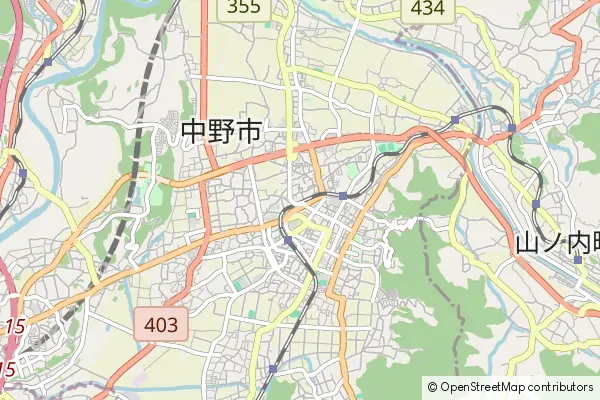 Mapa Nakano