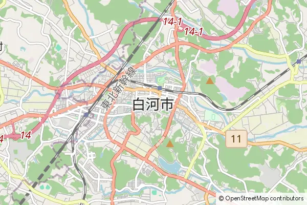 Mapa Shirakawa