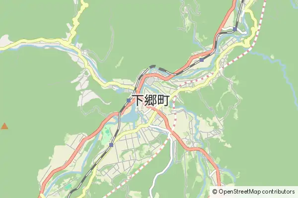 Mapa Shimogo-machi