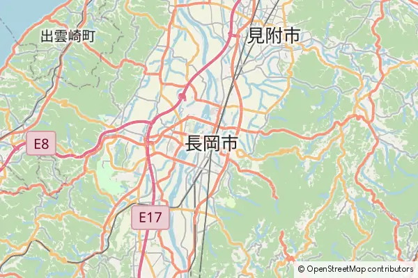 Mapa Nagaoka