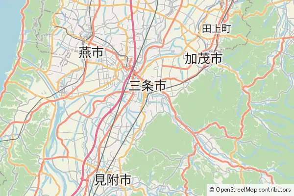 Mapa Sanjō