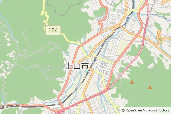 Mapa Kaminoyama