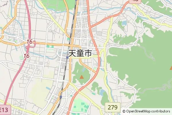 Mapa Tendō