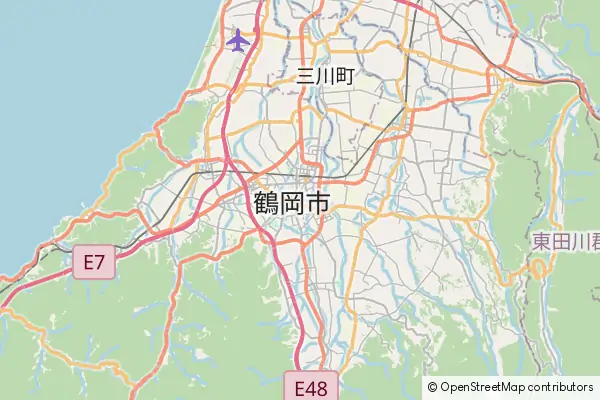 Mapa Tsuruoka