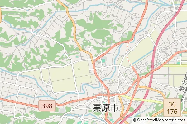 Mapa Kurihara