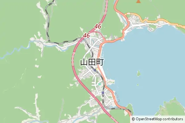 Mapa Yamada-machi