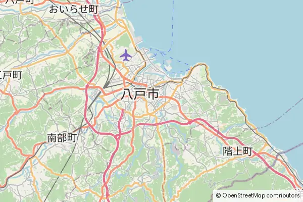 Mapa Hachinohe