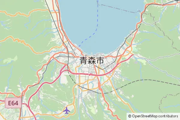 Mapa Aomori