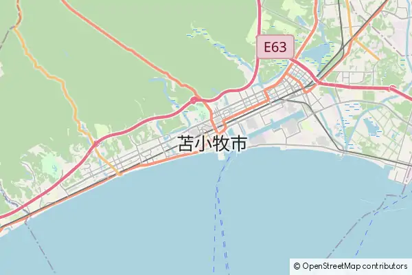 Mapa Tomakomai