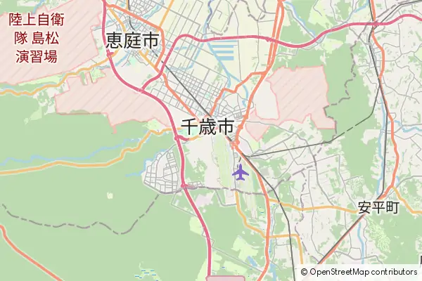 Mapa Chitose