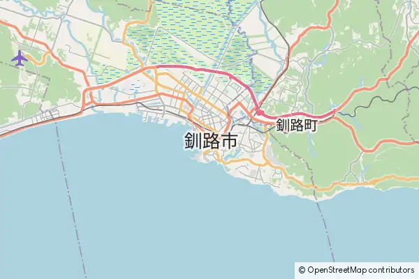 Mapa Kushiro