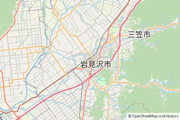 Mapa Iwamizawa