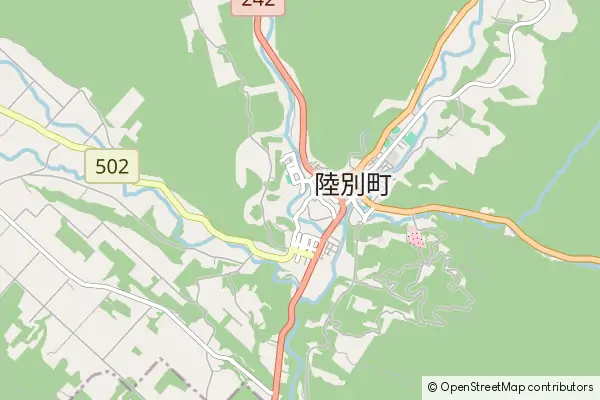 Mapa Rikubetsu-cho