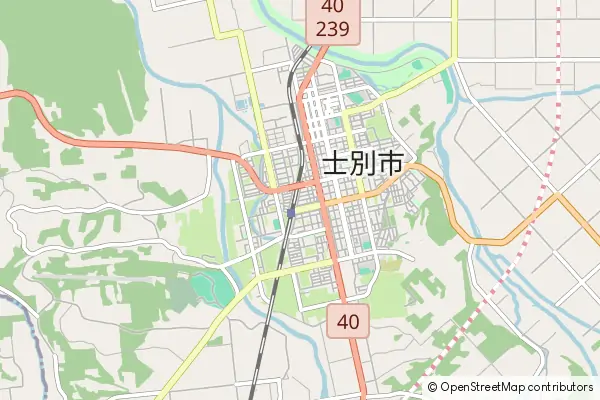 Mapa Shibetsu