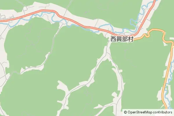 Mapa Nishiokoppe-mura