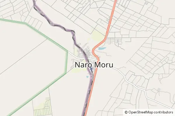 Mapa Naro Moru