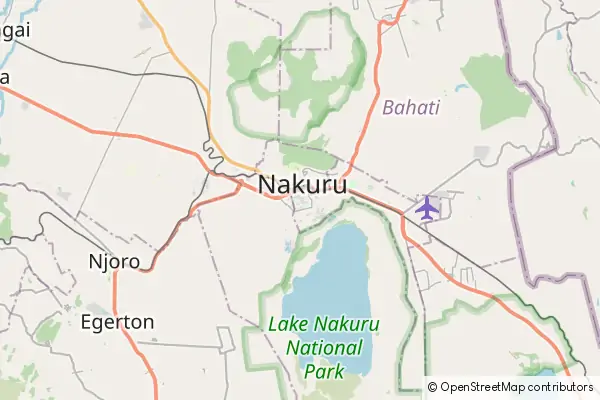 Mapa Nakuru