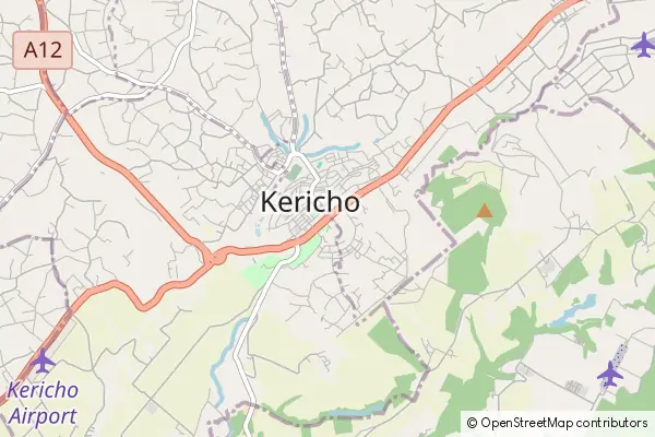 Mapa Kericho