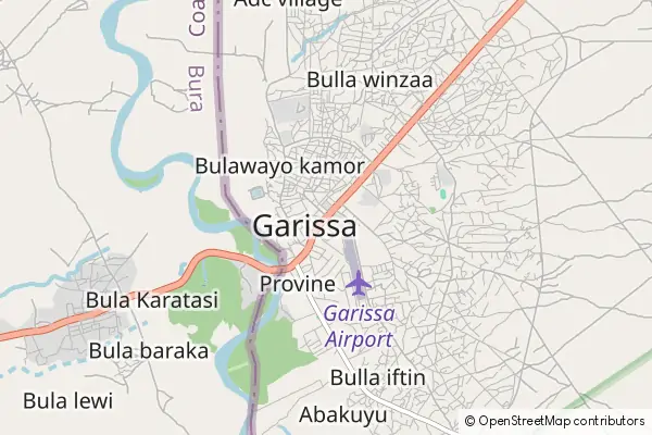 Mapa Garissa