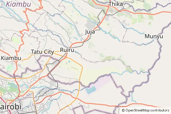 Mapa Ruiru