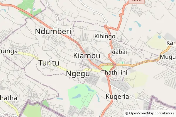 Mapa Kiambu