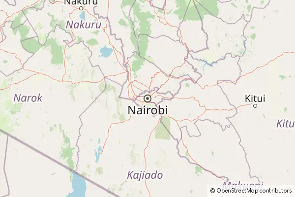 Mapa Nairobi