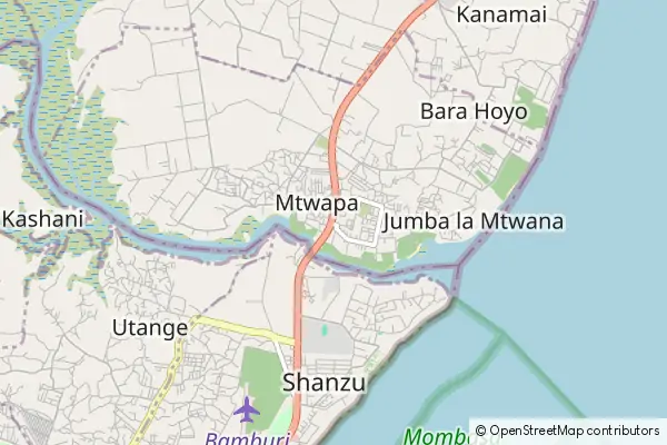 Mapa Mtwapa