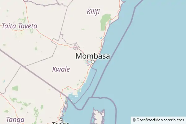 Mapa Mombasa