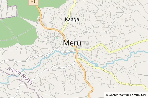 Mapa Meru Town