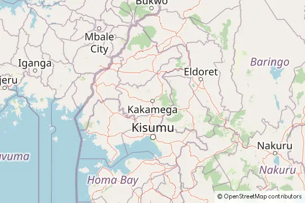 Mapa Kakamega