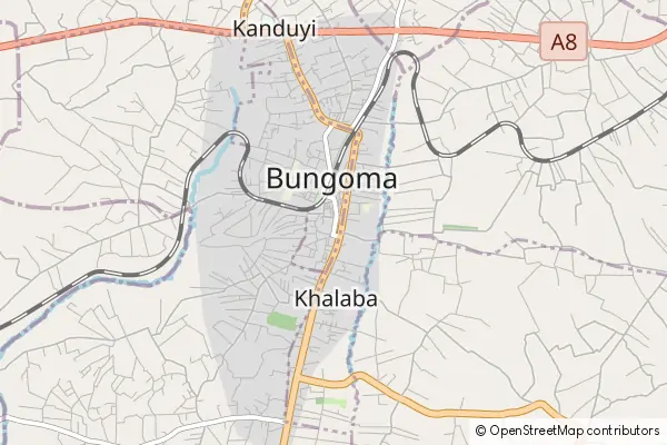 Mapa Bungoma