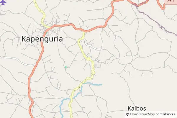 Mapa Kapenguria