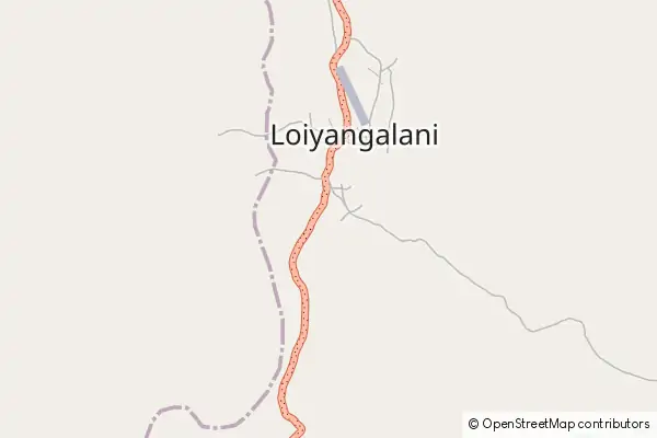 Mapa Loiyangalani