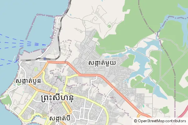 Mapa Sihanoukville