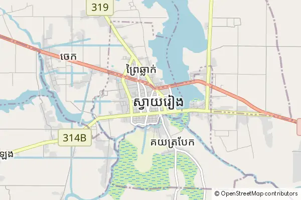 Mapa Svay Rieng